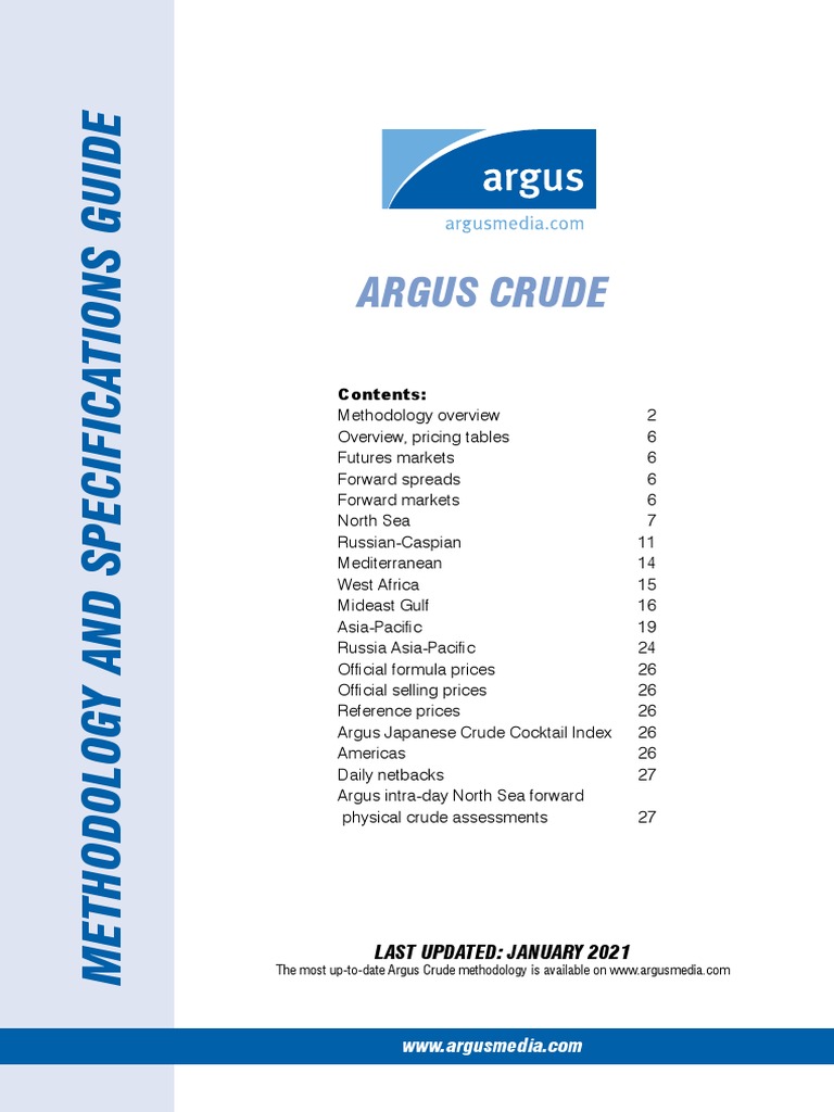 Argus Crude PDF West Texas Intermediate Financial Markets