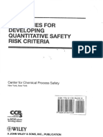 CCPS Quant Safety Risk Criteria