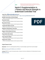 Association of Vitamin D Supplementation in Cardio