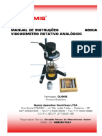 Manual Viscosimetro Rotativo Analógico Q860A