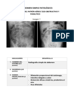 RX Abdomen Simple Patológico