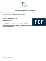 Hematological Anatomy, Physiology and Assessment: This Course Has Been Awarded One (1.0) Contact Hour. July 30, 2019