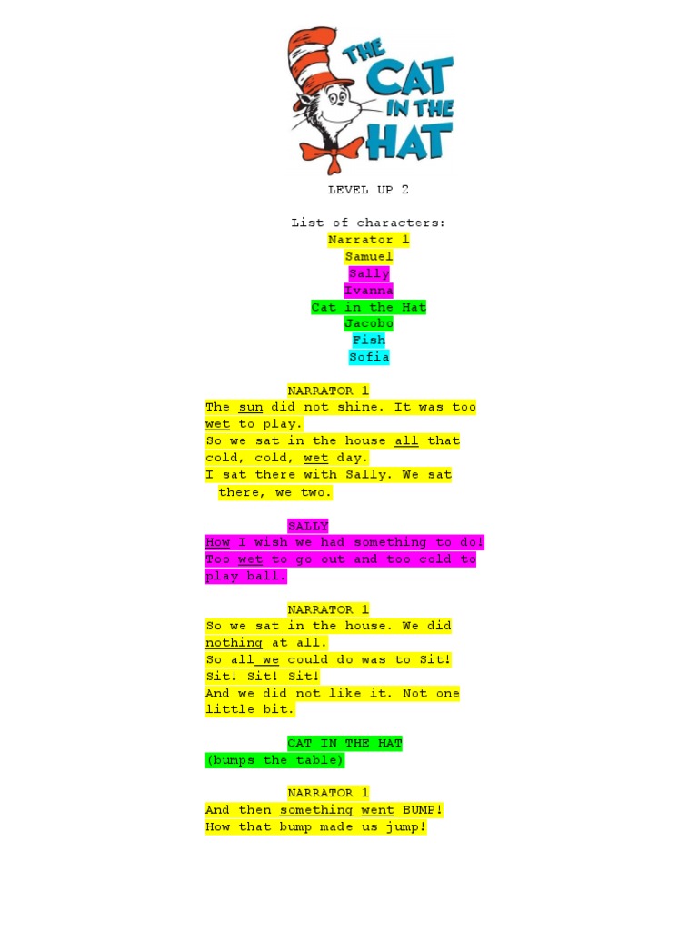 The Cat in The Hat | PDF