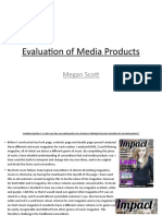 Evaluation of Media Products