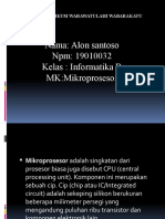 Tugas PPT Mikroprosesor Alon Santoso