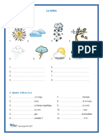 La Météo Exercices Et Corrigé