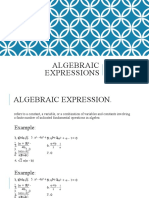 Algebraic Expressions Explained