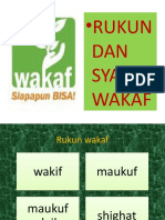 Rukun Dan Syarat Wakaf