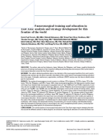 The State of Neurosurgical Training and Education in East Asia - Analysis and Strategy Development For This Frontier of The World