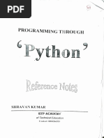 Python Notes