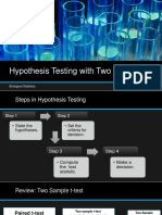 Two Sample T-Test