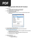 Setting Radio Mikrotik SXT