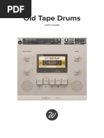 Old Tape Drums - User's Guide