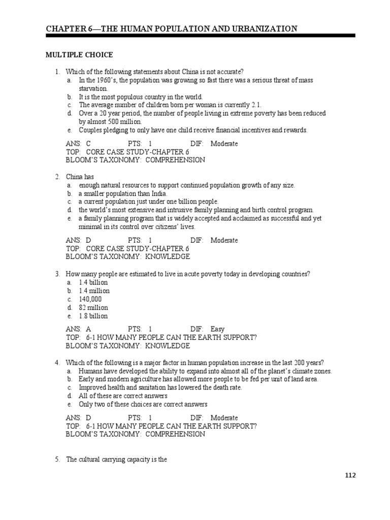 Urbanization and Population Dynamics | PDF | Population | World Population