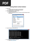 Setting Radio Comba Outdoor