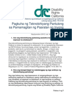 Pagkuha NG Teknolohiyang Pantulong Sa Pamamagitan NG Paaralan NG Inyong Anak