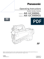 AK-UC3000G AK-UC3000GS: Operating Instructions