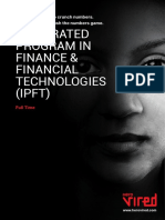 Full Time Certificate Program in Financial Technologies Brochure
