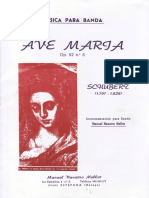 Ave Maria - Schubert Score y Partes Banda