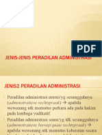 Jenis-Jenis Peradilan Administrasi