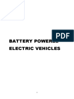 Battery Powered Electric Vehicles