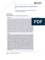 Perceptions of Public Health Center Officers On The Implementation of Covid-19 Vaccination in The New Normal Era