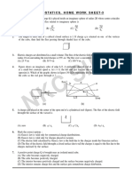 NK C SI R: Electrostatics, Home Work Sheet-3