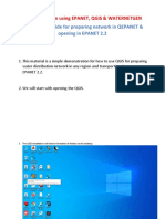 Network Design Using EPANET, QGIS & WATERNETGEN