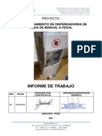 Modificación dispensadores agua