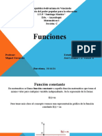 Funciones matemáticas: constantes, lineales, cuadráticas y más