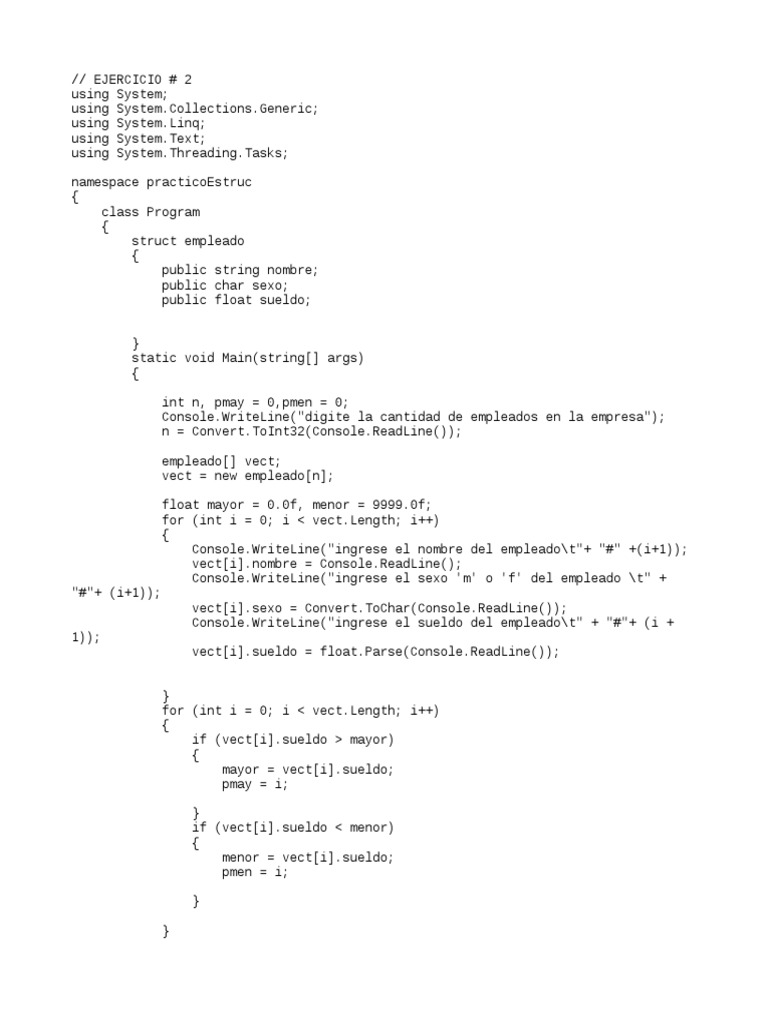 Struct | PDF | Ingeniería de software | Informática
