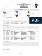 Campeonato Distrital Sub-14 Masc. - 1 Fase - F1G3