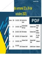 Agenda Semanal 22 A 24 de Outubro 2021