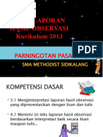 Teks 1 Laporan Hasil Observasi