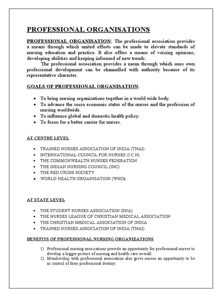Role of Professional Associations and Unions Gauri | PDF | Employment ...