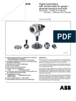 Digital transmitters with remote seals for pressure and level