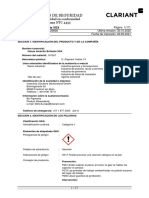 Ficha de datos de seguridad para Hansa Amarillo Brillante 5GX