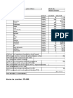 Tabla de Estandarizacion