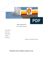 Introduction of Shell Pakistan LTD.: Course: Strategic Management