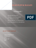 Portofolio Pupuk Hayati Kelompok 1