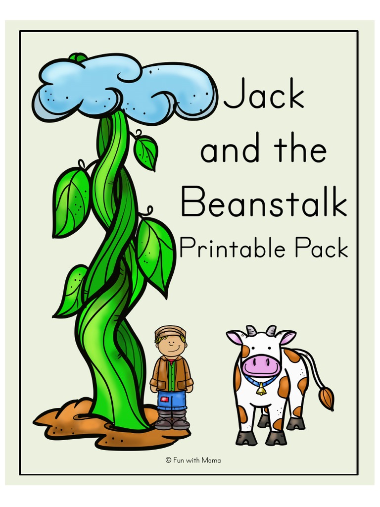 Jack and The Beanstalk: Printable Pack | PDF