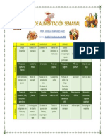 Plan de Alimentación Semanal