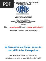 Fiche de renseignement INPP Kinshasa | PDF