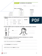 Sinónimos y Antónimos