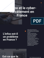 L'infox Et Le Cyber-Harcèlement en France