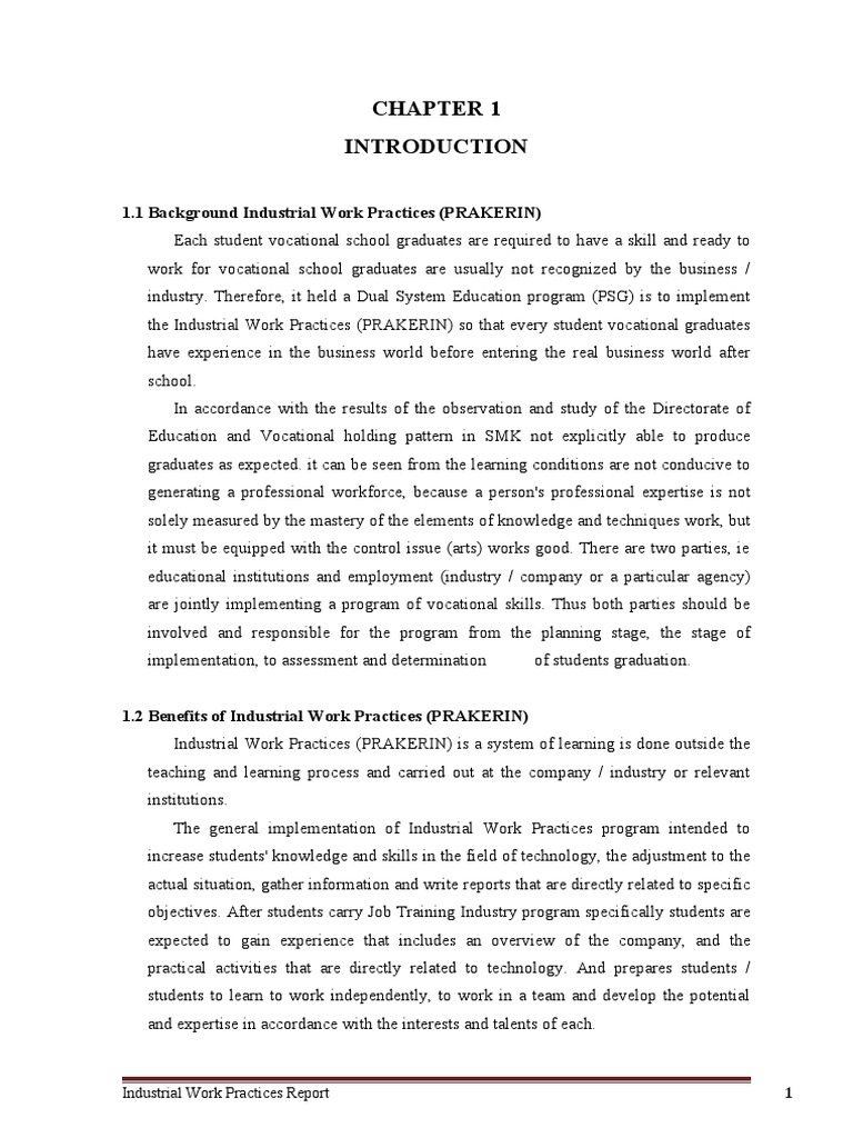 PKL Report | PDF | Vocational Education | Expert