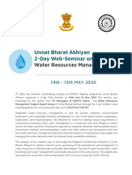 UBA Web-Seminar on Water Resources Management