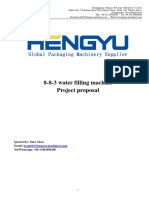 8-8-3 Water Filling Machine Project Proposal: Quoted By: Nina Chan Email: Tel/Whatsapp: +86 13402094268