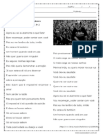Atividade de Português Interpretação de Texto 1º Ano Pronta para Imprimir 1