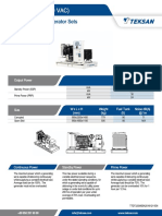 TEKSAN TJ33MS5A Diesel Generator Sets